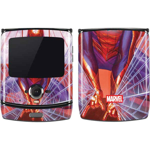 Marvel Spiderman Web Slinger Motorola RAZR Skin