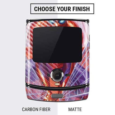 Marvel Spiderman Web Slinger Motorola RAZR Skin