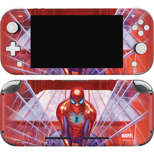 Marvel Spiderman Web Slinger Nintendo Switch Lite Skin