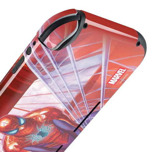 Marvel Spiderman Web Slinger Nintendo Switch Lite Skin