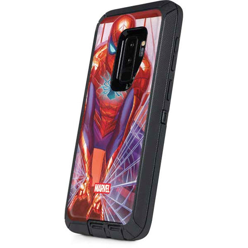 Marvel Spiderman Web Slinger Otterbox Defender Galaxy Skin