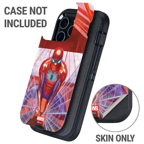 Marvel Spiderman Web Slinger Otterbox Defender iPhone Skin