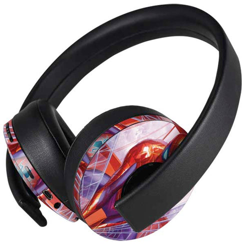 Marvel Spiderman Web Slinger PlayStation 4 Gold Wireless Headset Skin