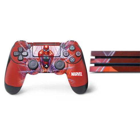 Marvel Spiderman Web Slinger PS4 Pro Bundle Skin