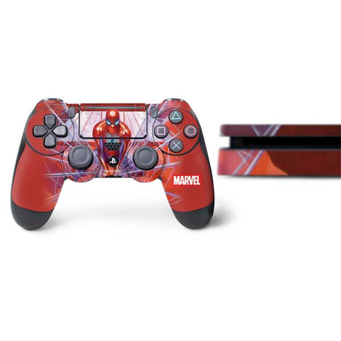 Marvel Spiderman Web Slinger PS4 Slim Bundle Skin