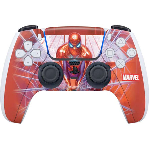 Marvel Spiderman Web Slinger PS5 Controller Skin