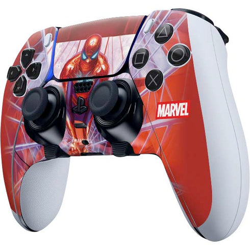 Marvel Spiderman Web Slinger PS5 DualSense Edge Pro Controller Skin