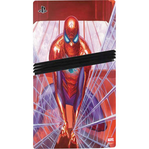 Marvel Spiderman Web Slinger PS5 Pro Bundle Skin