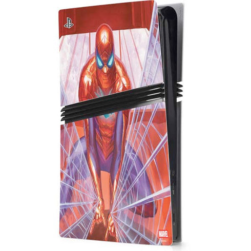 Marvel Spiderman Web Slinger PS5 Pro Console Skin
