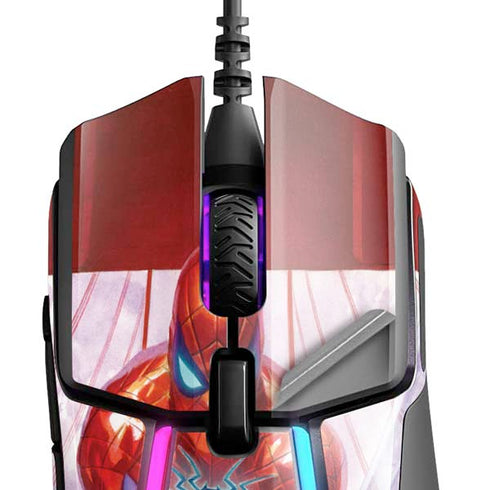 Marvel Spiderman Web Slinger SteelSeries Rival 600 Gaming Mouse Skin