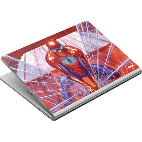 Marvel Spiderman Web Slinger Surface Book Skin