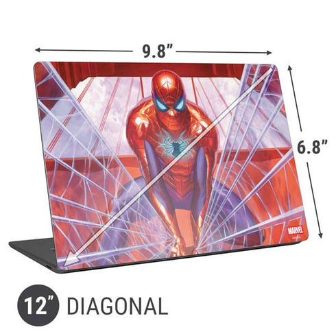 Marvel Spiderman Web Slinger Universal Laptop 12in (9.8 x 6.8in) Skin