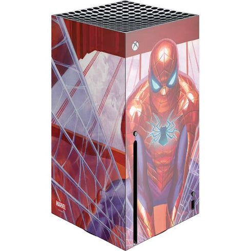 Marvel Spiderman Web Slinger Xbox Series X Console Skin