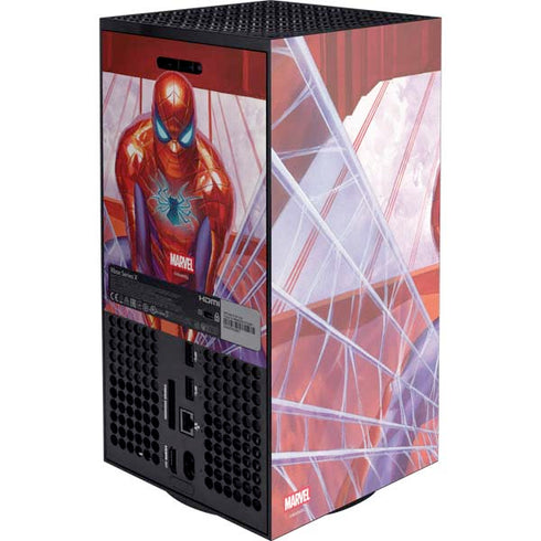 Marvel Spiderman Web Slinger Xbox Series X Console Skin