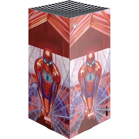 Marvel Spiderman Web Slinger XBox Series X Digital Edition Console Skin