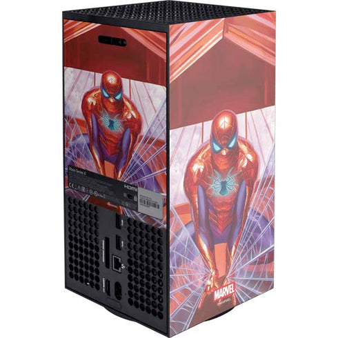 Marvel Spiderman Web Slinger XBox Series X Digital Edition Console Skin