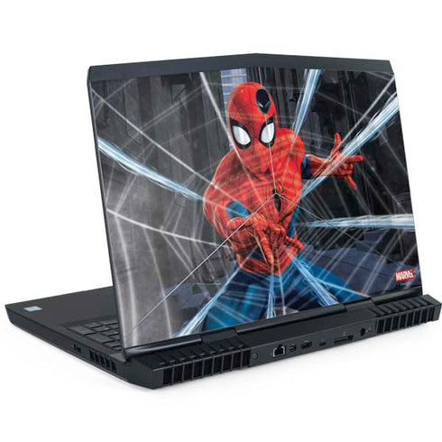 Marvel Spiderman Web Throw Dell Alienware Skin