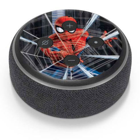 Marvel Spiderman Web Throw Amazon Echo Dot Skin