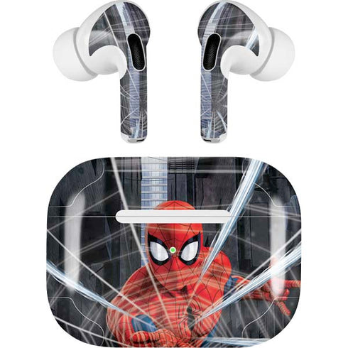 Marvel Spiderman Web Throw Apple AirPods Pro Skin