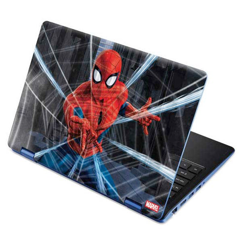 Marvel Spiderman Web Throw Aspire R11 11.6in Skin