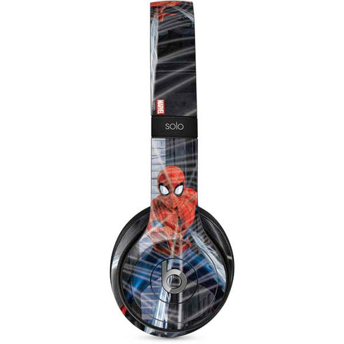 Marvel Spiderman Web Throw Beats Solo 2 Wired Skin