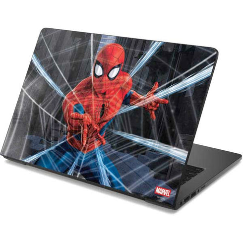 Marvel Spiderman Web Throw Dell Chromebook Skin