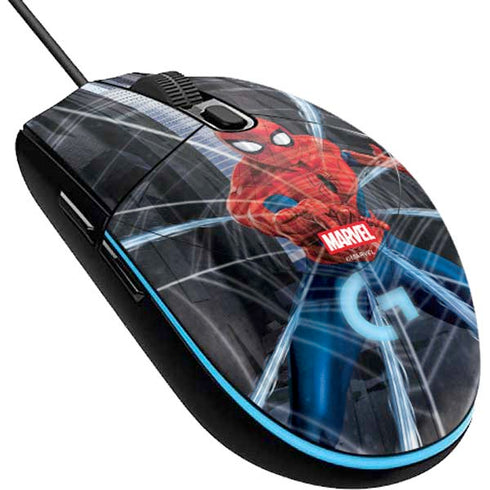 Marvel Spiderman Web Throw G203 Prodigy RGB Wired Gaming Mouse Skin