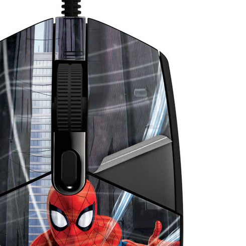 Marvel Spiderman Web Throw G203 Prodigy RGB Wired Gaming Mouse Skin