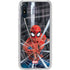 Marvel Spiderman Web Throw Galaxy A10e Clear Case