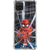 Marvel Spiderman Web Throw Galaxy A12 Clear Case