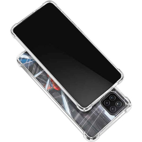 Marvel Spiderman Web Throw Galaxy A12 Clear Case
