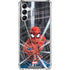 Marvel Spiderman Web Throw Galaxy A14 5G Clear Case