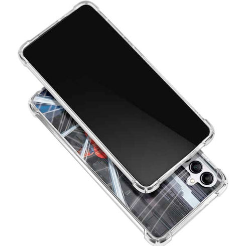 Marvel Spiderman Web Throw Galaxy A15 5G Clear Case