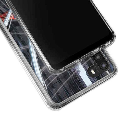 Marvel Spiderman Web Throw Galaxy A21 Clear Case