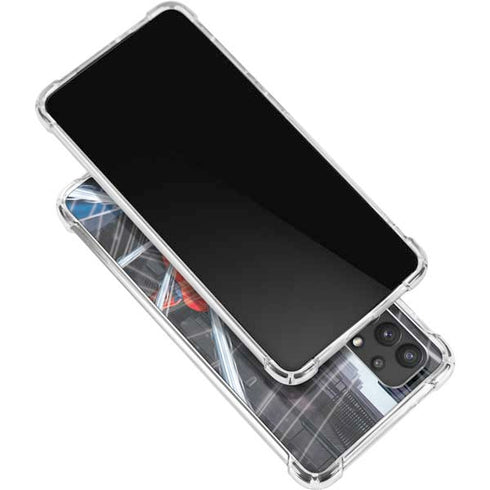 Marvel Spiderman Web Throw Galaxy A32 5G Clear Case