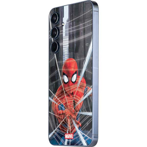 Marvel Spiderman Web Throw Galaxy A35 5G Skin