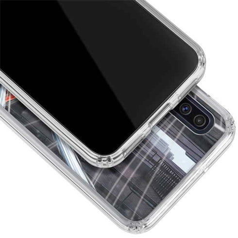 Marvel Spiderman Web Throw Galaxy A50 Clear Case
