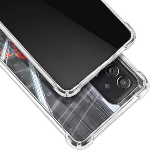 Marvel Spiderman Web Throw Galaxy A52 5G Clear Case