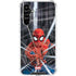 Marvel Spiderman Web Throw Galaxy A54 5G Clear Case