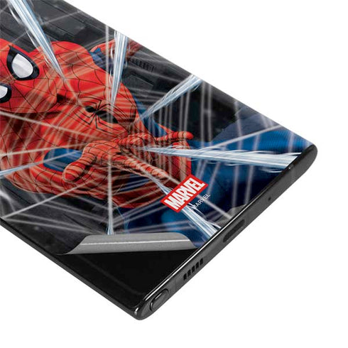 Marvel Spiderman Web Throw Galaxy Note 10 Plus Skin