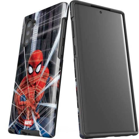 Marvel Spiderman Web Throw Galaxy Note 10 Pro Case