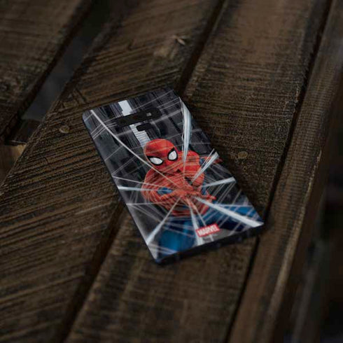 Marvel Spiderman Web Throw Galaxy Note 9 Skin