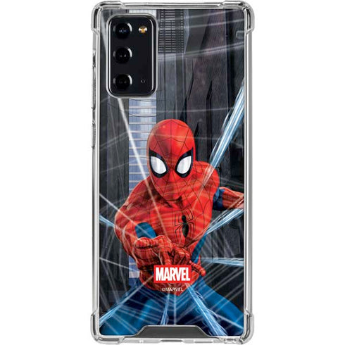 Marvel Spiderman Web Throw Galaxy Note20 5G Clear Case