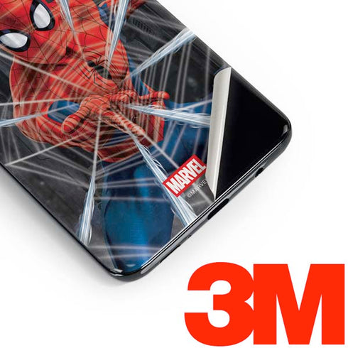 Marvel Spiderman Web Throw Galaxy S10 Plus Skin