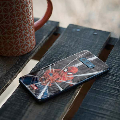 Marvel Spiderman Web Throw Galaxy S10e Skin