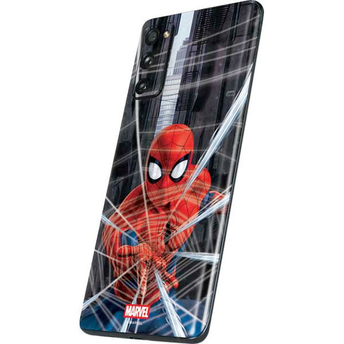Marvel Spiderman Web Throw Galaxy S20 Fan Edition Skin