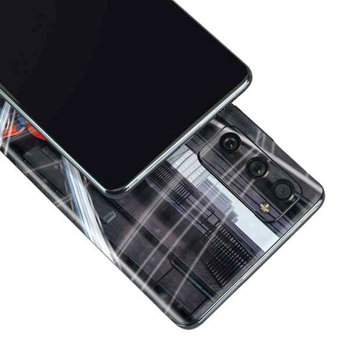 Marvel Spiderman Web Throw Galaxy S20 Fan Edition Skin