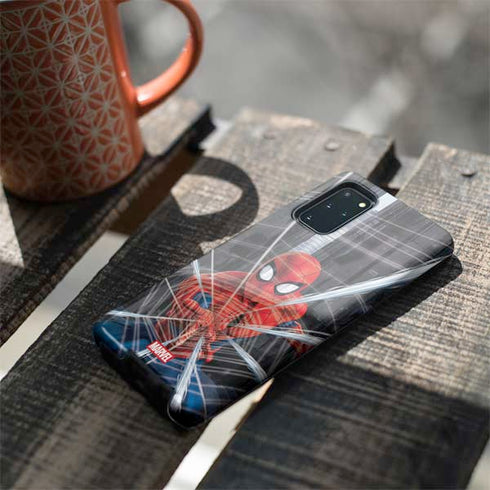 Marvel Spiderman Web Throw Galaxy S20 Plus Pro Case