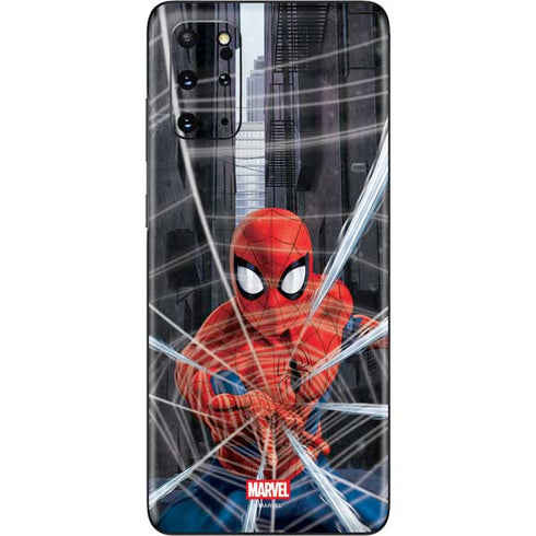 Marvel Spiderman Web Throw Galaxy S20 Plus Skin