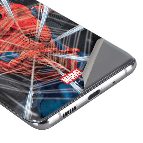 Marvel Spiderman Web Throw Galaxy S20 Plus Skin